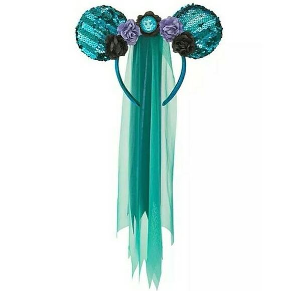 Disney Ears Headband Minnie Mouse The Main Attraction Haunted Mansion nwot